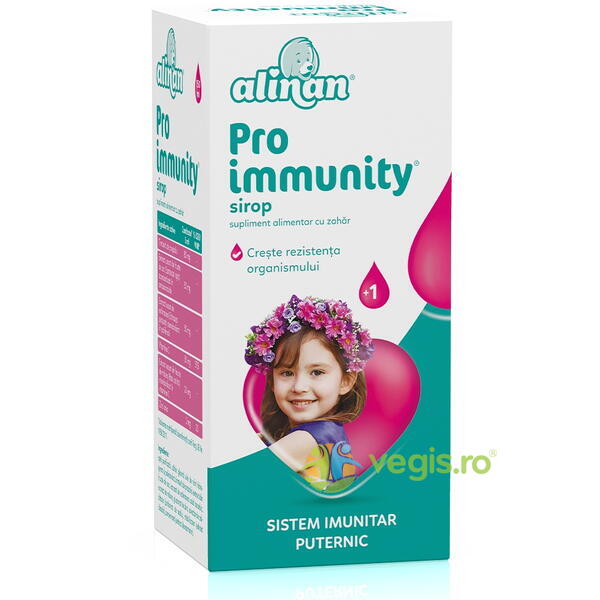 Sirop Pro Immunity Alinan 150ml, FITERMAN PHARMA, Siropuri, Sucuri naturale, 1, Vegis.ro