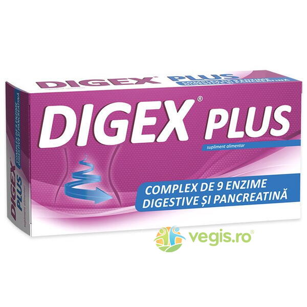 Digex Plus 20cpr gastrorezistente, FITERMAN PHARMA, Capsule, Comprimate, 1, Vegis.ro