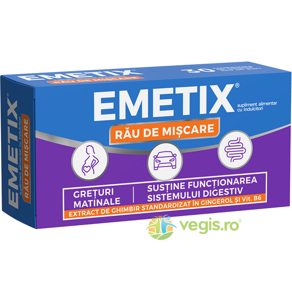 Emetix 30cpr, FITERMAN PHARMA, Remedii Capsule, Comprimate, 1, Vegis.ro