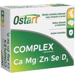 Ostart Complex Ca+Mg+Zn+D3 30cpr FITERMAN PHARMA