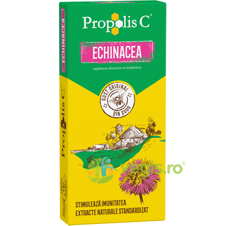 Propolis C + Echinacea 30cpr, FITERMAN PHARMA, Capsule, Comprimate, 1, Vegis.ro