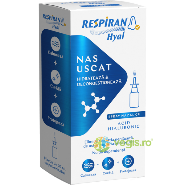 Respiran Hyal Spray Nazal 20ml, FITERMAN PHARMA, Remedii Naturale ORL, 1, Vegis.ro