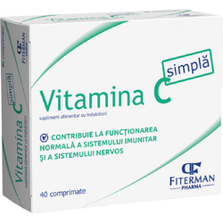 Vitamina C Simpla 180mg 40cpr FITERMAN PHARMA