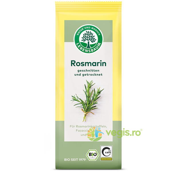 Rozmarin Uscat Ecologic/Bio 30g, LEBENSBAUM, Condimente, 1, Vegis.ro