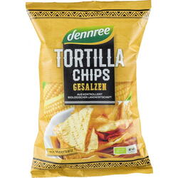 Tortilla Chips cu Sare Ecologice/Bio 125g DENNREE