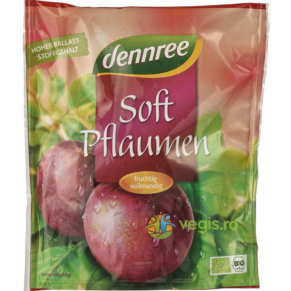Prune Soft Ecologice/Bio 200g, DENNREE, Fructe uscate, 1, Vegis.ro