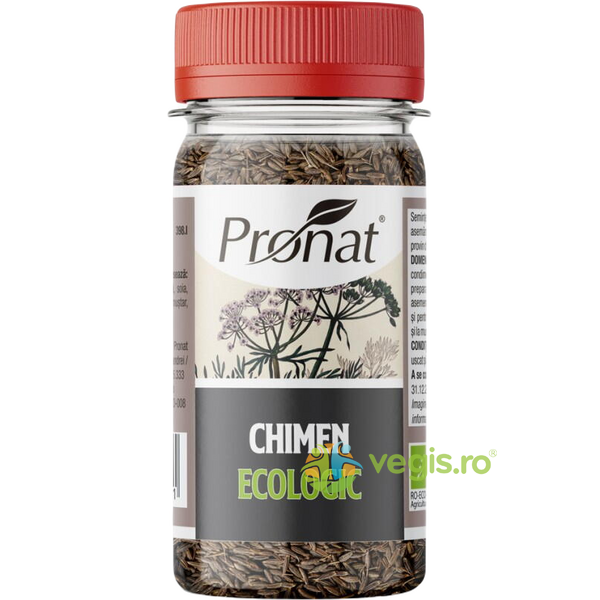 Chimen Seminte Ecologic/Bio 55g, PRONAT, Condimente, 1, Vegis.ro