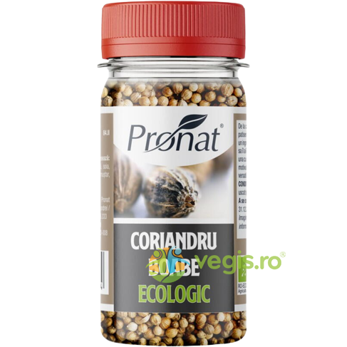 Coriandru Boabe Ecologic/Bio 35g, PRONAT, Condimente, 1, Vegis.ro
