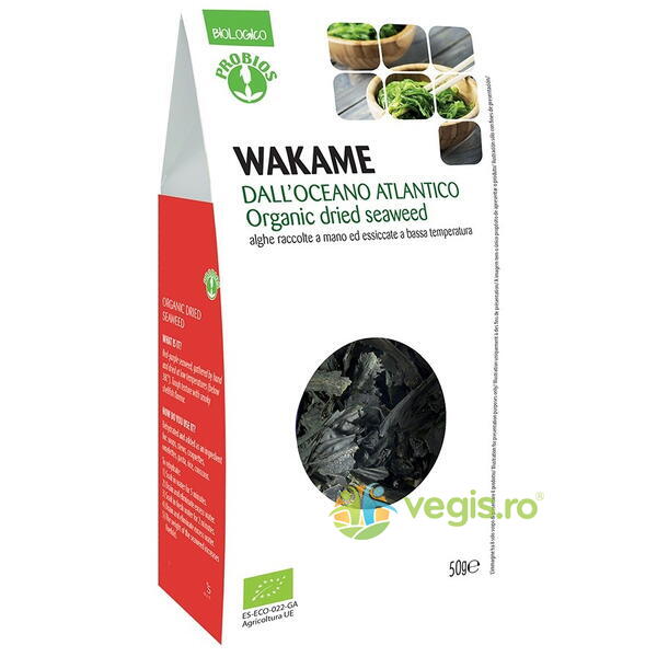 Alge Wakame Ecologice/Bio 50g, PROBIOS, Alimente BIO/ECO, 1, Vegis.ro