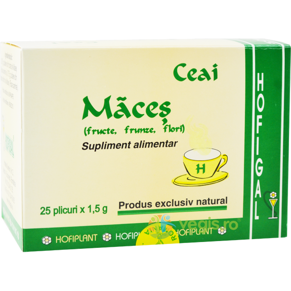 Ceai de Maces (Fructe, Frunze, Flori) 25dz, HOFIGAL, Ceaiuri doze, 1, Vegis.ro