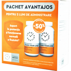 Pachet Guard Your Liver 30cps moi + 30cps moi (-50% reducere la al doilea produs) Secom, GOOD ROUTINE