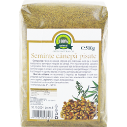 Seminte de Canepa Pisate 500g CARMITA