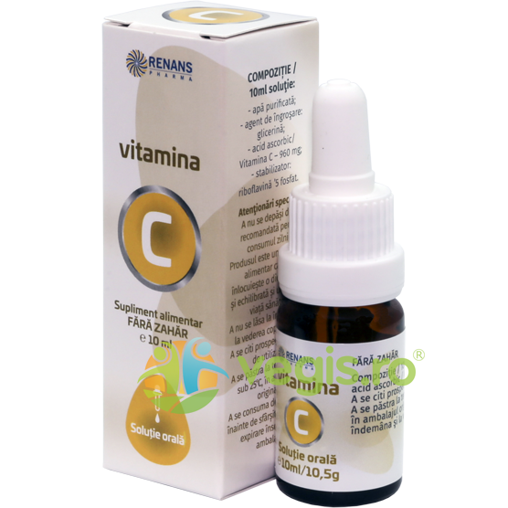 Vitamina C fara Zahar 10ml RENANS PHARMA