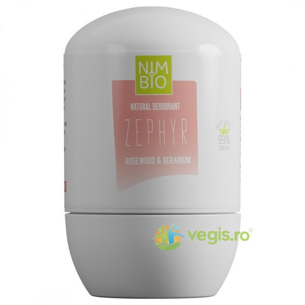 Deodorant Natural pentru Femei Zephyr 50ml, NIMBIO, Deodorante naturale, 3, Vegis.ro