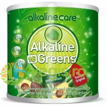 Pulbere Verde Alkaline 16 Greens 220g