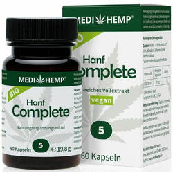 Hemp Complete cu 5% CBD Ecologic/Bio 60cps MEDIHEMP