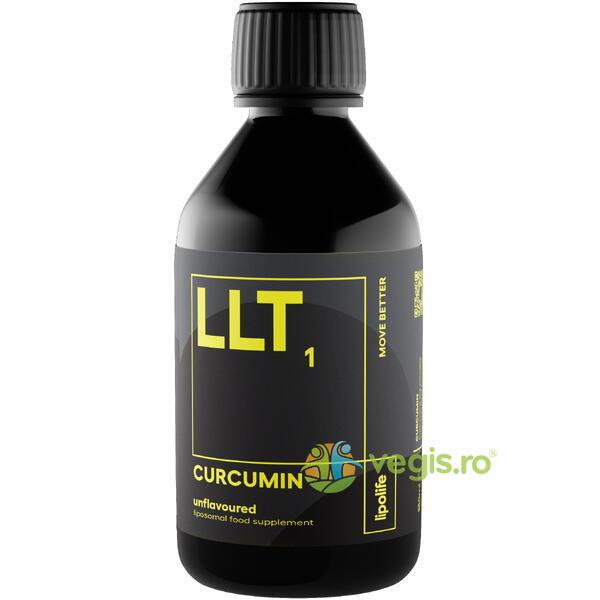 LLT1 - Curcumin Lipozomal 250ml, LIPOLIFE, Suplimente Lichide, 1, Vegis.ro