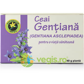 Ceai Gentiana 40g, HYPERICUM, Ceaiuri vrac, 1, Vegis.ro