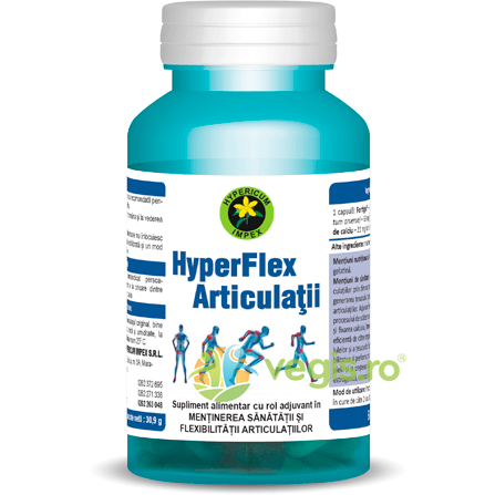 Hyperflex Articulatii 60cps, HYPERICUM, Remedii Capsule, Comprimate, 1, Vegis.ro