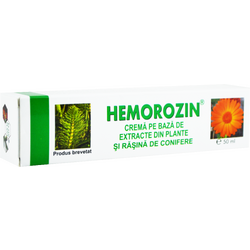 ELZIN PLANT, Hemorozin Crema cu Extracte din Plante 50ml, Vegis.ro