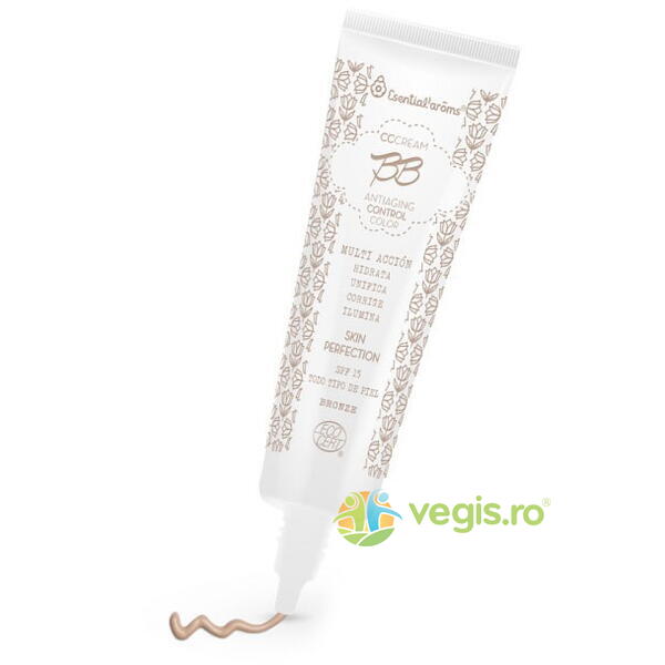 BB Cream Anti-Aging SPF15 Control Color Bronze 30ml, ESENTIALAROMS, Cosmetice ten, 2, Vegis.ro