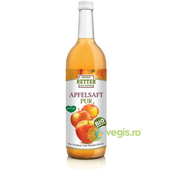 Suc de Mere Pur Ecologic/Bio 750ml, RETTER, Sucuri, Siropuri, Bauturi, 1, Vegis.ro