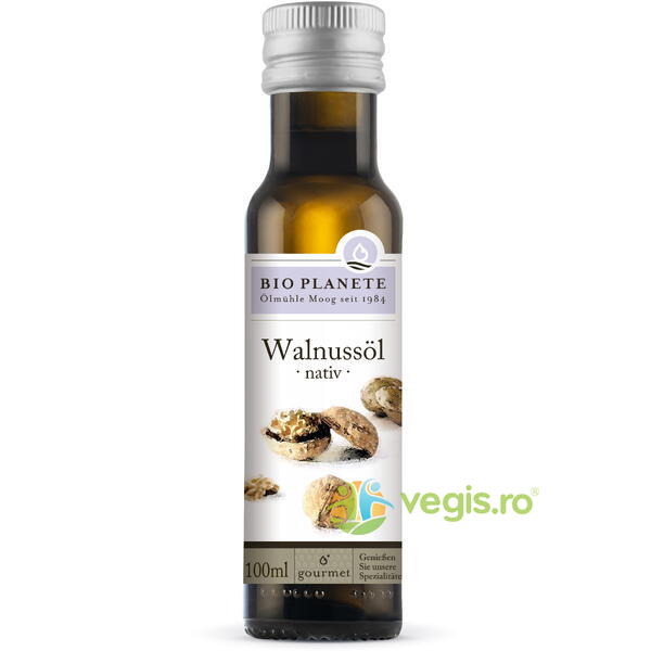 Ulei din Samburi de Nuca Nativ Ecologic/Bio 100ml, BIO PLANETE, Ulei de gatit, 1, Vegis.ro