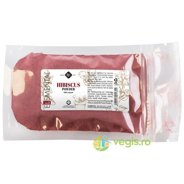 Pudra din Flori de Hibiscus 50g, MAYAM, Ingrediente Cosmetice Naturale, 2, Vegis.ro