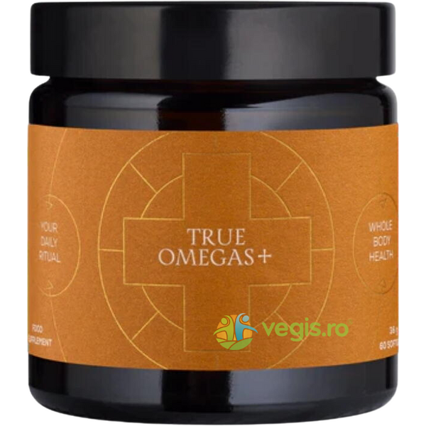 True Omega+ (Omega-3, Omega-7) 60cps moi, ANCIENT AND BRAVE, Capsule, Comprimate, 4, Vegis.ro