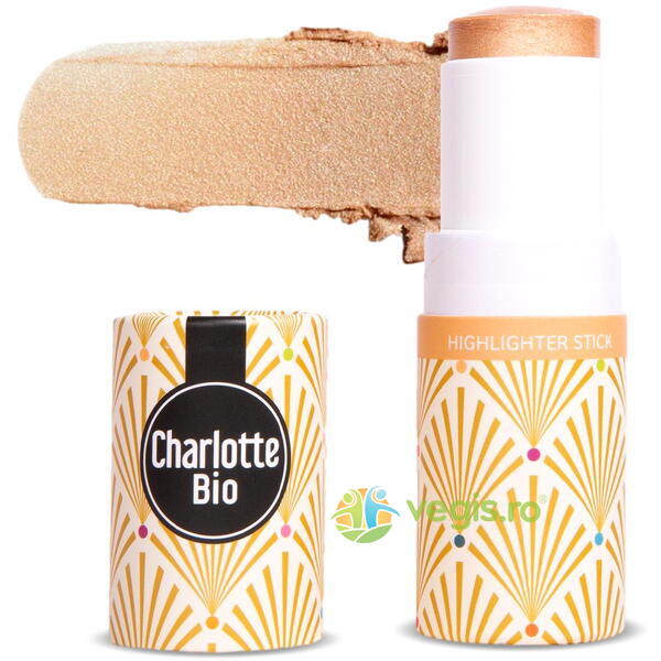 Iluminator sub Forma de Stick Cremos si Hidratant Bio 7g, CHARLOTTE BIO, Machiaje naturale, 4, Vegis.ro