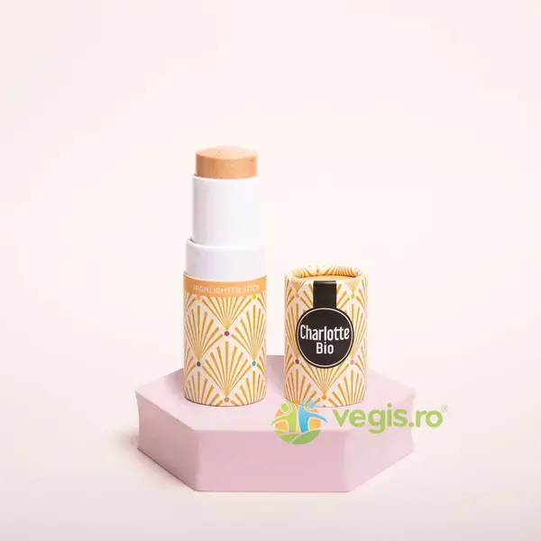 Iluminator sub Forma de Stick Cremos si Hidratant Bio 7g, CHARLOTTE BIO, Machiaje naturale, 4, Vegis.ro