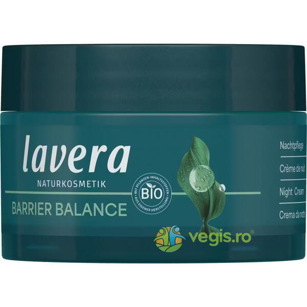 Crema de Noapte Echilibranta Unisex cu Prebiotice fara Parfum Barrier Balance 50ml, LAVERA, Cosmetice ten, 5, Vegis.ro