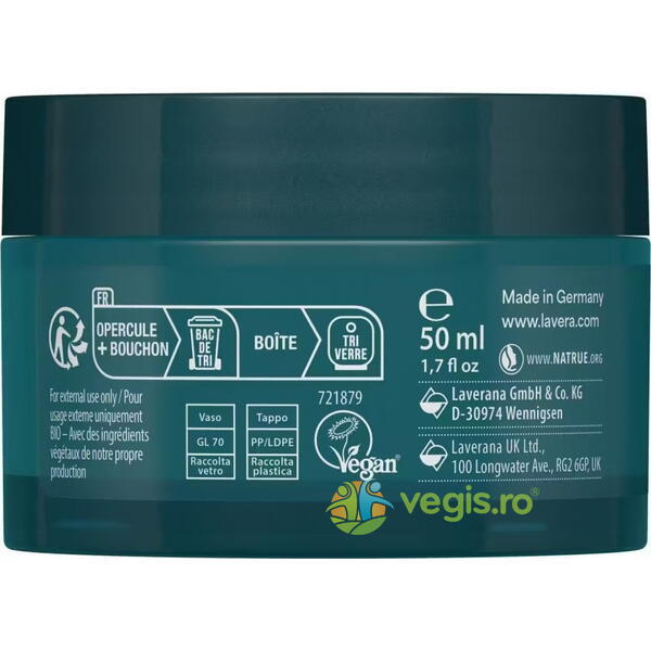 Crema de Noapte Echilibranta Unisex cu Prebiotice fara Parfum Barrier Balance 50ml, LAVERA, Cosmetice ten, 5, Vegis.ro