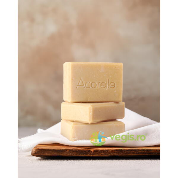 Sapun Exfoliant cu Pudra din Samburi de Prune si Unt de Shea Bio 100g, ACORELLE, Sapunuri, Gel dus, 5, Vegis.ro