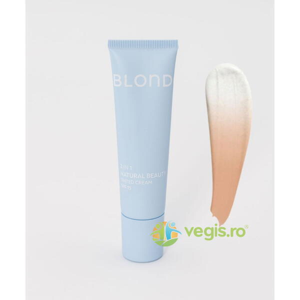 Crema Coloranta BB Cream 2 in 1 SPF15 Medium 02 Natural Beauty 30ml, BLONDESISTER, Cosmetice ten, 8, Vegis.ro