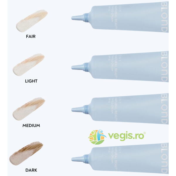 Crema Coloranta BB Cream 2 in 1 SPF15 Medium 02 Natural Beauty 30ml, BLONDESISTER, Cosmetice ten, 8, Vegis.ro