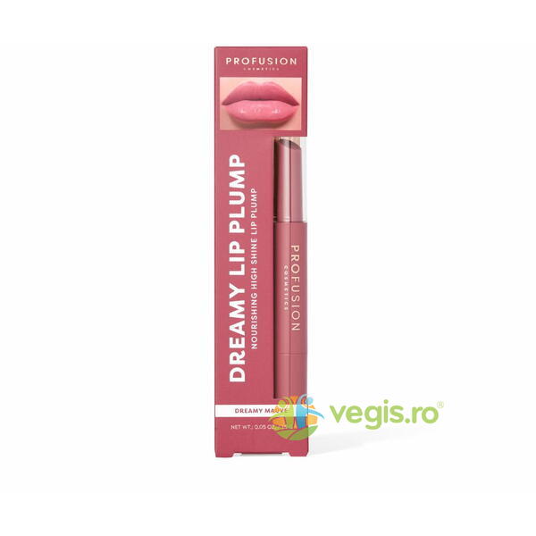 Gloss Hranitor cu Efect Volumizant Dreamy Lip Plump, Nuanta Dreamy Mauve 1.5g, PROFUSION COSMETICS, Machiaje naturale, 10, Vegis.ro
