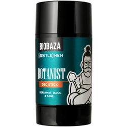 Deodorant Stick pentru Barbati cu Ulei de Bergamota, Busuioc si Extract de Salvie Botanist 50ml BIOBAZA