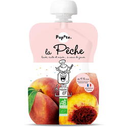 POPOTE, Piure cu 60% Piersici +4/6 Luni Ecologic/Bio 120g, Vegis.ro