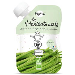 Piure cu 40% Fasole Verde +4/6 Luni Ecologic/Bio 120g POPOTE