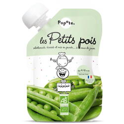 POPOTE, Piure cu 65% Mazare +4/6 Luni Ecologic/Bio 120g, Vegis.ro