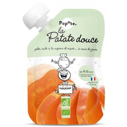 POPOTE, Piure cu 78% Cartofi Dulci +4/6 Luni Ecologic/Bio 120g, Vegis.ro