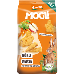MOGLI, Biscuiti cu Morcov si Mere Ecologici/Bio 125g, Vegis.ro