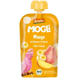 MOGLI, Piure pentru Copii cu Mango, Guava si Banane Ecologic/Bio 100g, Vegis.ro
