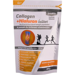 Colagen + Hialuron Articulatii cu Peptide de Colagen Tip I, II si III cu Gust de Portocale si Grapefruit 400g