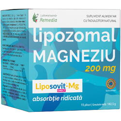 Magneziu Lipozomal 200mg 15plicuri