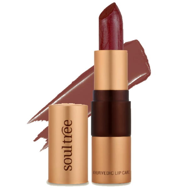 Ruj Natural Ayurvedic Java Brown (Nuanta 810) 4g, SOULTREE, Machiaje naturale, 3, Vegis.ro