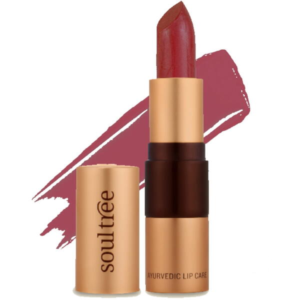 Ruj Natural Ayurvedic Glistening Loam (Nuanta 511) 4g, SOULTREE, Machiaje naturale, 3, Vegis.ro