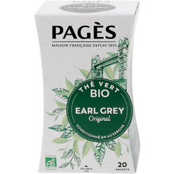 Ceai Verde Earl Grey Ecologic/Bio 20dz PAGES