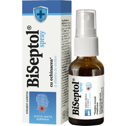 Biseptol cu Echinacea si Albastru de Metilen Spray 20ml DACIA PLANT